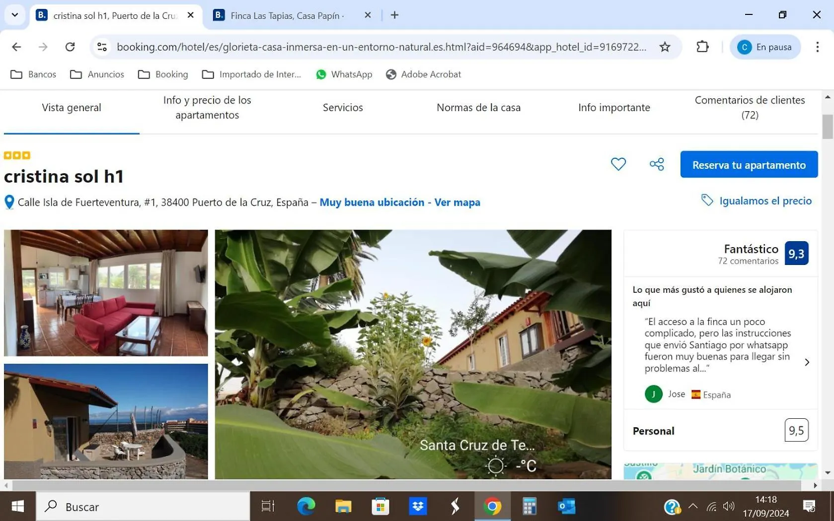 別荘 Finca Las Tapias, Casa Don Juan La Paz